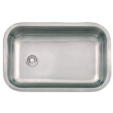 Pileta Lavar Acero Simple L.Eco 52X32X15 Mesada