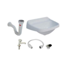 Pileta Lavatorio Chico Pvc 36 X 26 Kit Comp.