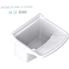 Pileta Lavadero Blanca Gr. 15Lts.43X50X28
