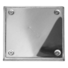 Tapa 10 X 10 Acero C/Embudo