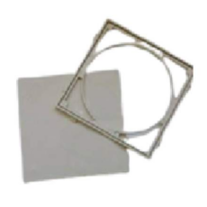 Tapa 20 X 20 Pvc Ciega C/Marco