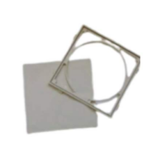 Tapa 20 X 20 Pvc Ciega C/Marco Económica