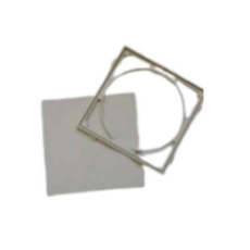 Tapa 25 X 25 Pvc Ciega C/Marco Económica