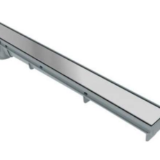 Reja Lineal Acero Inoxidable 70Cmx10Cmx40Salida