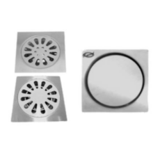 Reja 12 X 12 Acero Piso Inoxidable