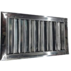 Reja C/ Aireador Acero Inox. 15X20