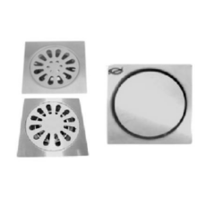 Reja 15 X 15 Acero Piso Inoxidable