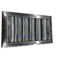 Reja C/ Aireador Acero Inox. 15X25