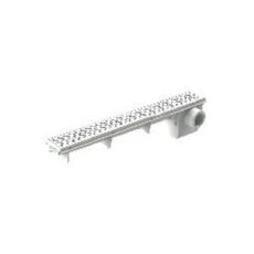 Reja Lineal Acero Inoxidable 50Cmx10Cmx40Salida