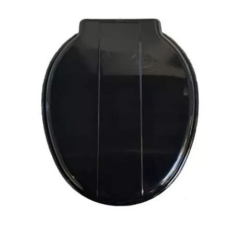 Tapa Inodoro Pvc Negra Reforzada