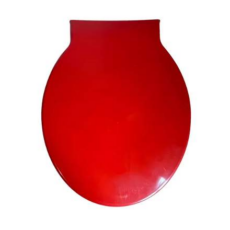 Tapa Inodoro Pvc Roja Reforzada