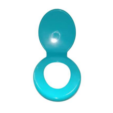 Tapa Inodoro Pvc Turquesa Reforzada