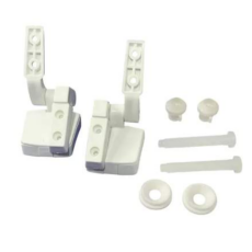 Soporte Tapa Madera Pil-Bar Cuadrado Bl Pvc Tipo Sop14A
