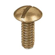 Tornillo Fv 5/32 X 1/2" Bronce Pulido C. Redonda