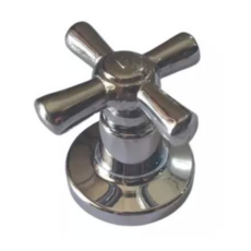 Volante Cruz Cromo Lujo Bce Para Inserto Bronce Chica