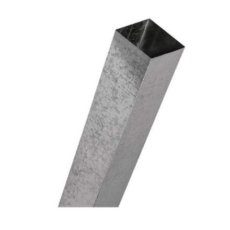 Caño Zinc Cuadrado 12.5 X 12.5 Cm X 1 Mt.