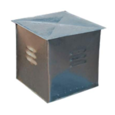 Capo Centrifuga 290X295X320 Chapa Galvanizada