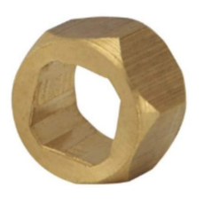Inserto Bronce Cuadrado P/Volantes Canilla-Inc