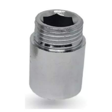 Prolongacion P/Canilla 1/2 X 12 Mm (1/2) Crom.