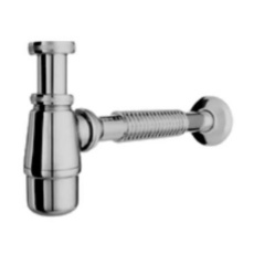 Sifón Para Lavatorio Cromado Flexible-Af-2900