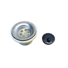 Sopapa Comun 40Mm Pvc C/Tuerca Y Adaptad D/Pvc