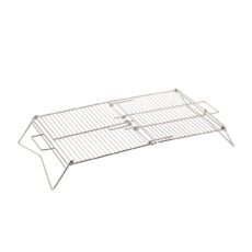 Parrilla De Alambre Cromado Plegable E Rda Gr 50Cm. Ø C/Funda