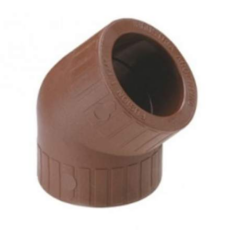 Codo H3-Fusion A 45º De 1/2"