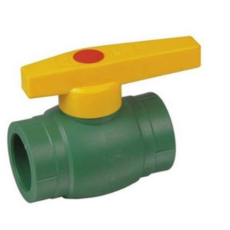Llave Esferica Fusion Pvc 25Mm(Verde-Amarilla)