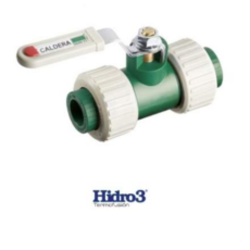 Llave Esferica H3-Fusion Verde 32 Sin Camp. C/2Union