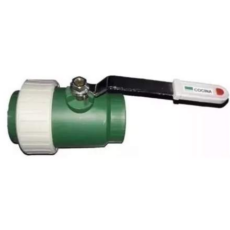 Llave Esferica H3-Fusion Verde 25" Sin Camp. C/1Union
