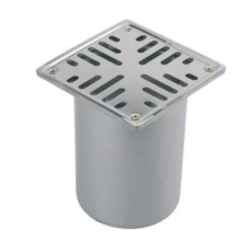 Porta Rejilla De 20 X 20 X 160 C/R/Acero