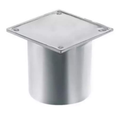 Porta Rejilla De 20 X 20 X 160 C/T/Acero