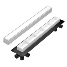 Colector Desague Lineal 650 + Protector De Obra