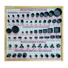 Tablero De Regatones Goma-Plastico