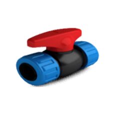 Llave 3/4 Pvc C/Union Doble Acople Polietileno