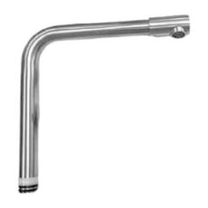 Pico (L) Movil P/Mesada Cromo 55Cm Grueso Acero
