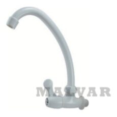 Canilla Pared 1 Agua Blanco Pico (J) Pvc