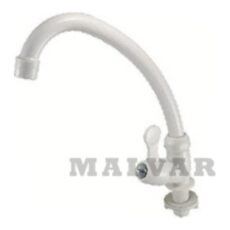 Canilla Mesada 1 Agua Blanco J Pvc