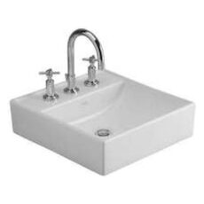 Lavatorio Tori Cuadra Grande 40 X 42.5 Cm 3 Agujeros L324K B
