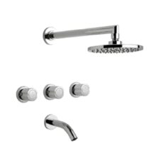 Juego Para Bañera Y Ducha 2 Llaves Y Transf Allegro Fv