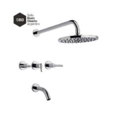 Juego Bañera Y Ducha De 2 Llaves Libby Fv