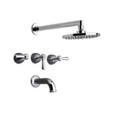 Juego Bañera Y Ducha 2 Llaves Margot Lever Fv