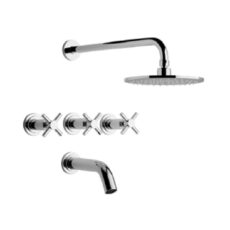 Juego Para Bañera Y Ducha 2 Llaves Temple Fv