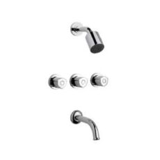 Juego Para Bañera Y Ducha De 2 Llaves Y Transf Radal Fv