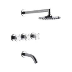 Juego Bañera Y Ducha 2 Llaves Alerce Fv