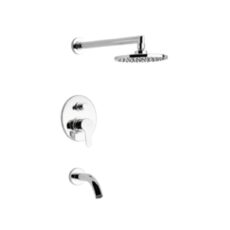 Juego Monocomando Para Bañera Y Ducha Puelo Fv