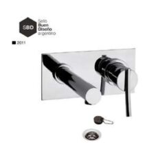 Juego Monocomando Lavatorio De Pared Libby Fv