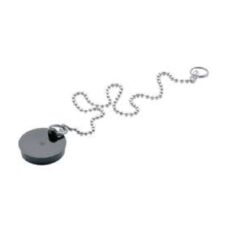 Tapita Con Cadena Bolita Cromada Para Lavatorio Fv