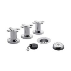 Juego Para Bide 2 Llaves Y Transf Desague Con Tap Alerce Fv