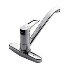 Juego Monocomando Para Mesada De Cocina 2Aguj Con Pico Movil Arizona Fv